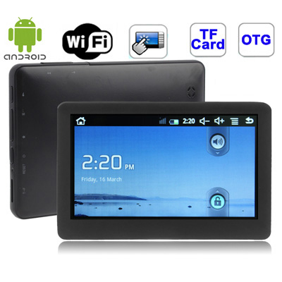 Q10 Black, 5.0 inch Touch Screen Android 2.3 Style MP5 with WIFI function, 4GB NAND Flash, Chip: JZ4760B, Support USB OTG functi - Click Image to Close